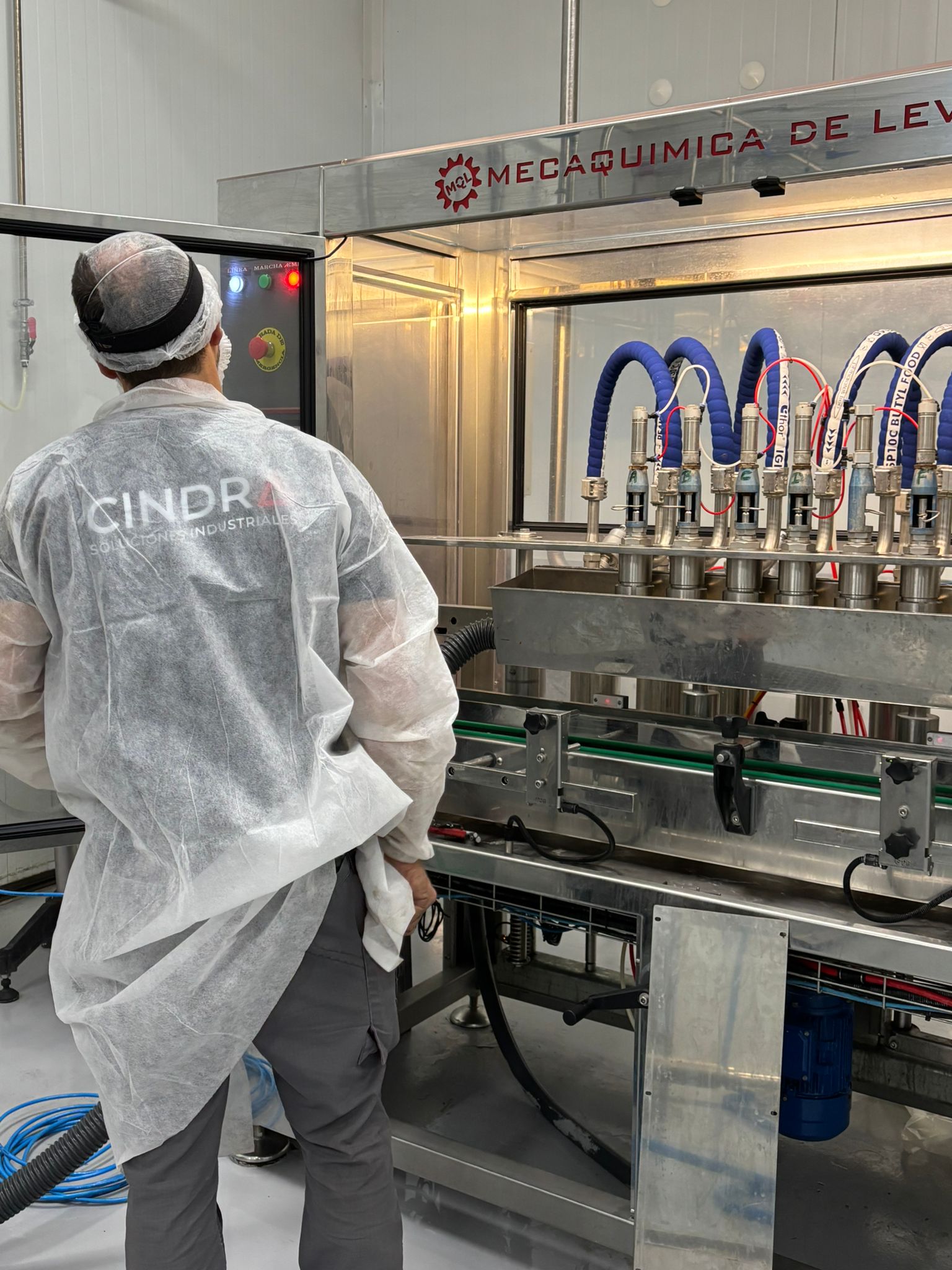 Intervención técnica CINDRA en planta industrial